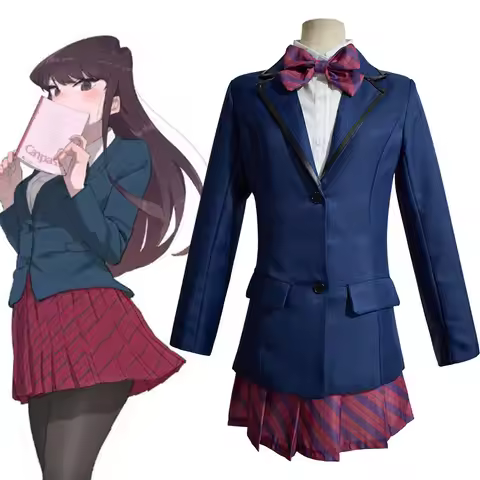 Anime Komi Can't Communicate Shouko Komi Cosplay Costume Girls School Uniform Komi San Wa Suits Hall