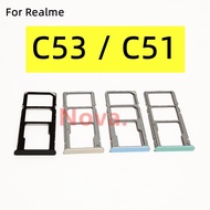 For Realme C51 C53 SIM Card Tray Cellphone Parts