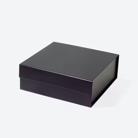 Boxes Geotobox 20.3×20.3×7.5cm | 18.8x19.3x6.9cm B6 Square Foldable Rigid Cardboard Gift with Magnet
