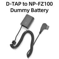 KingMa D-Tap to Dummy Battery Power Cable Sony [NP-FZ100 / FW50] 50cm to 120cm