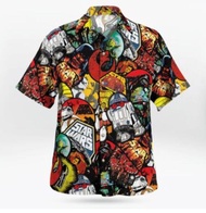 hawaii shirt -Darth Vader, Yoda, Star Wars Shirts, Star Wars Beach Shorts HAWAIIan CASUAL HA33, Size XS-6XL, Style Code452