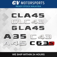 READY STOCK Mercedes Benz AMG Logo AMG Emblem A35 A45 C43 C63 E63 C63s E63s CLA45 GLA45 GLC63 GLS63 