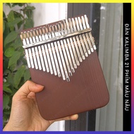 Đàn Kalimba 21 phím nguyên khối gỗ Manhogany cao cấp QUYNHLEMO Kalimba 21 Nhiều màu Đen Xanh Nâu Trắ