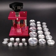 Crystal Bezel Press Case Back Closing Bench Stand Capping Watch Repair Tools with 20 Dies
