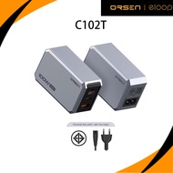 Orsen by Eloop C102T GaN Charger 100W หัวชาร์จ PD QC PPS Type C ชาร์จเร็ว adapter notebook มอก.