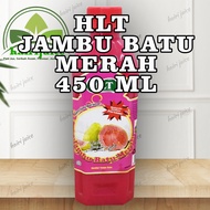 HLT JAMBU MERAH KORDIAL BES BERPERISA PINK GUAVA CORDIAL FLAVOURED DRINK WITHOUT SUGAR 450 ML
