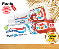 Aquafresh Kids Toothpaste, Little Teeth 3-8 Years 75ml อควาเฟรช ยาสีฟันสำหรับเด็ก 3 - 8 ขวบ นำเข้าจา