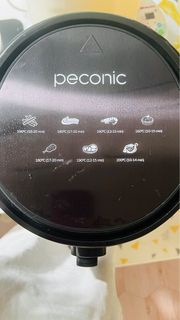 日本品牌peconic氣炸鍋-曜石黑