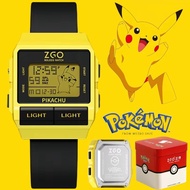 Pokemon Pikachu Kids Smart Digital Wrist Sports Watch for Men Ladies Women Watch with Alarm Clock