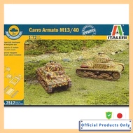 Platz Italeri 1/72 WW2 Italy Carlo Alberto M13/40 Tank Model Kit 2 Vehicles Set IT7517