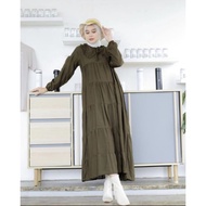 SIIAP READYY!! Midi Dress marita-Baju Wanita Gamis Terbaru Dress Jumbo