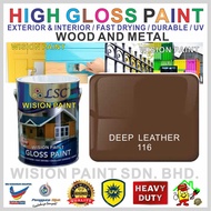 116 DEEP LEATHER  1Liter ( LSC High Gloss Paint ) For Wood And Metal 1L / C