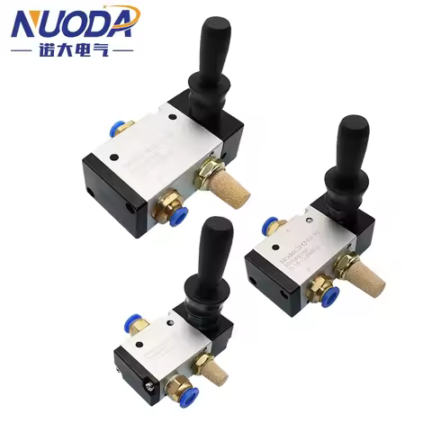 3/2 5/2 Way Pneumatic Air Hand Lever Operated Valve Manual Control 2 Position 3 5Port Push-Pull 3H21