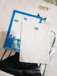 男 日鶴牌 涼感台灣製 圓領子深U領子深V領子低領子 短袖子 口袋吸濕排汗速乾衛生衣睡衣上衣服 白色 ➯42 44 46