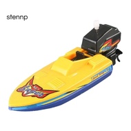 Kids Speed Boat Ship Wind Up Toy Bath Toys Shower Toys Float in Water Kids Classic Clockwork Toys fo