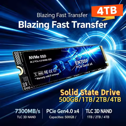 EN705F SSD NVMe M2 PCIe4.0 NVMe SSD 1TB 2TB PCIe4.0 500g 4TB Hard Drive Hard Drives Hdd Disk Hd for 