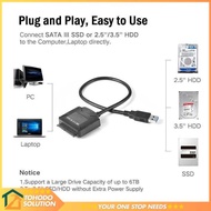 USB 3.0 to SATA Adapter Cable for 3.5 2.5 Inch HDD SSD 40cm - ZD0004