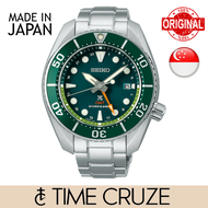 [Time Cruze] Seiko Prospex Solar GMT Sumo Divers SFK003J1 Stainless Steel Green Dial Men Watch SFK003J SFK003