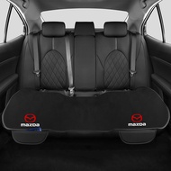 เบาะนั่งด้านหน้าและด้านหลังคุณภาพสูง Sarung Jok Mobil พร้อมกระเป๋าเก็บของสำหรับ Mazda 3 6 Atenza Axe
