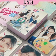 55pcs/box IVE Laser Card Photocards 2025 Seasons Greetings Holographic LOMO Card KPOP Album