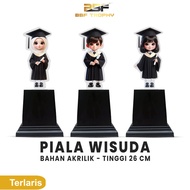 Piala Wisuda Anak Sekolah Tk Paud Sd Plakat Boneka Akrilik Souvenir