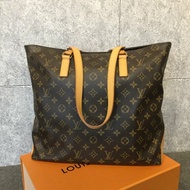 LOUIS VUITTON LV 字紋老花 中款天心包 /托特包/側肩包/購物包