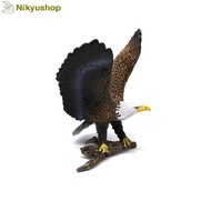 [Nikyushop] Educational Toys Display Miniature Animal Eagle Bald Bald Eagle Bird Animal Figure