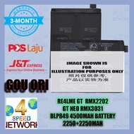 Compatible For Realm GT RMX2202 BLP849 4500mAh Battery/ GT Neo RMX3031 Q3 Pro 5G RMX2205/ X7 Max BLP