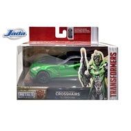 JADA 1:32 TRANSFORMERS SERIES METAL DIE CAST 2016 CHEVY CORVETTE STINGRAY (CROSSHAIRS)(GREEN) MODEL 