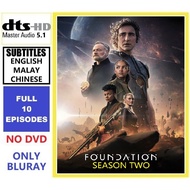 F2D07 Foundation Season 2 (2023) [10 EPISODES] (2 DISCS) Drama/Sci-Fi Drama/FiksyenSains
