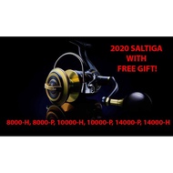 🔥2020 NEW DAIWA SALTIGA 14000XH 8000P 10000P Spinning Reel WITH FREE GIFT and 1 Year Local Warranty Saltiga