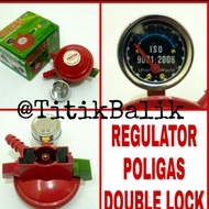 regulator double lock poligas  regulator konci ganda poligas