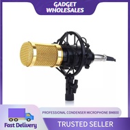 BM800 Professional Microphone Vocal Stand Kit Set Filter Broadcast Condenser Studio Mic