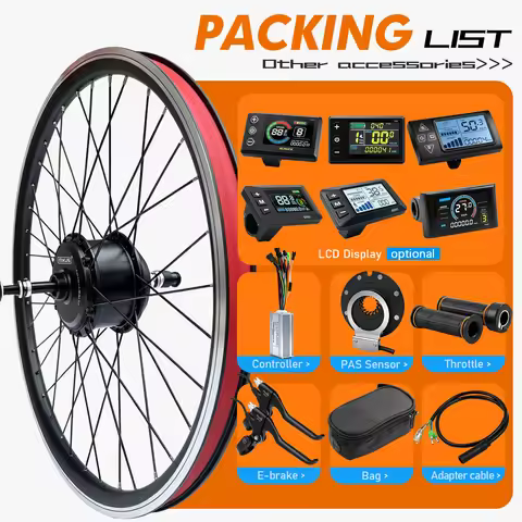 MXUS Ebike Conversion Kit XF08 36V48V 250W Rear Hub Motor for 20"/24"/26"/28"/27.5"/700C Bike,Brushl