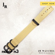 NEWEST AND Canvas Strap Watch Strap Nato Strap Cream NATO+ 20mm 22mm 24mm - 20mm