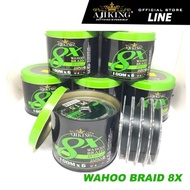 (JAPANESE MADE MATERIAL) 100M TALI PANCING BENANG 8 SULAM AJIKING WAHOO BRAID X8 (10-80lb) BRAIDED F