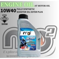 MO2 SC700 Scooter Oil Ester Plus 4T Motor Oil Engine Oil 10W40 Fully Synthetic Ester++  (1 Liter)