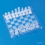 🚓Supply35*35cm Frosted Glass Chess(glass chess set)Glass Crystal Chess