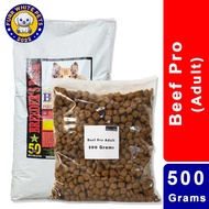 Beef Pro Adult Dog Food | Repacked (500 Grams/1 Kilo) by FurrWhitePetsShop