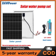 ECOPower Solar water pump set DC 12V 100w solar water pump oil pump Solar cell solar panel