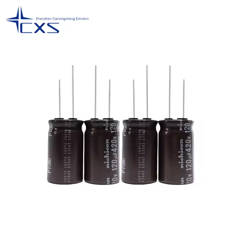 5pcs 420V 120UF 18*30MM Japan Nichicon Capacitor 120UF420V Long Life Electrolytic Capacitor