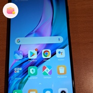 Handphone Redmi 9T 6/128gb Second Bekas Lengkap FULLSET