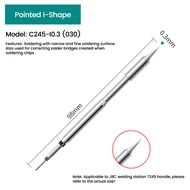 C245 đầu que hàn sắt Nhỏ Gọn Oxy Hóa Kháng đầu que hàn sắt Cho JBC Trạm Hàn T245 tay cầm thông dụng 