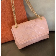 Hot Sale tory burch Fleming Soft Small Convertible Shoulder Bag Pink