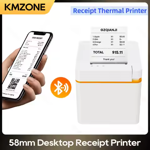 58mm Bluetooth Thermal Receipt POS Printer Wireless Android USB Windows Mini Desktop 2inch for Retai