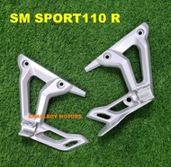 SM SPORT110R REAR FOOTREST HOLDER BRACKET FOOT REST STAY DUDUKAN KAKI BELAKANG LEFT RIGHT FULL SET S