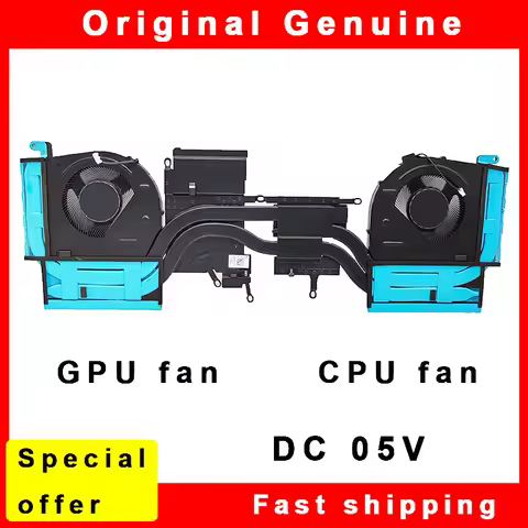 New Original Laptop CPU/GPU Cooler Heatsink&Fan For Lenovo GeekPro G5000 LOQ 15IRH8 15APH8 82XV 5H40
