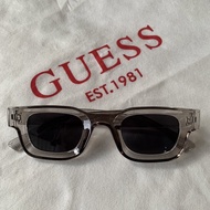 Square Bold Grey Sunglasses/ Thick Frame Sunnies Glasses