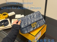 [na9 Ready Stock] with Folding Box size: 27 * 15cm Baguette Baguette Baguette Shoulder Bag Diagonal 