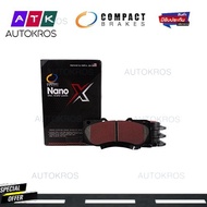 COMPACT ผ้าเบรคหน้า DEX634 รุ่น TOYOTA : ALTIS ZE121 / ALTIS 1.61.8 VVTI ปี 01-07 / ALTIS LIMO 1.6 ป